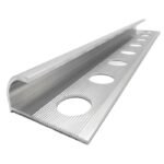 Ivična Alu lajsna za keramičke pločice 12mm 2.7 m Srebro