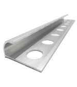 Ivična Alu lajsna za keramičke pločice 12mm 2.7 m Srebro