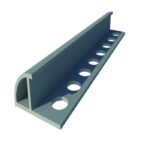 PVC lajsna za pločice 10mm siva 2,6m