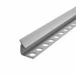 PVC lajsna za unutrašnje uglove 2.6m svijetlo siva