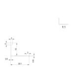 Završna ALU češalj lajsna 10mm 2.7m - Image 2