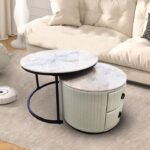 VNGZ-3354 Klub sto 2u1 80x80/60x60 cm