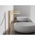 Baterija za lavabo visoka COPEN NOOK brušeno zlato - Image 3