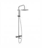 Baterija i usponski tuš sa izlivom COPEN NOOK hrom okrugli set