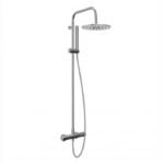 Baterija i usponski tuš COPEN NOOK hrom okrugli set