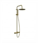 Baterija i usponski tuš COPEN NOOK brušeno zlato set