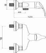 Baterija za tuš kabinu MINOTTI PICOLO - Image 2