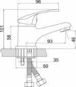 Baterija za lavabo MINOTTI PICOLO - Image 2