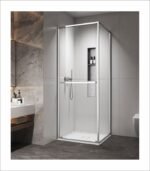 Tuš kabina COPEN ATLAS PRO 1V 900x900x2000 hrom. staklo 6mm providno - Image 3