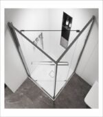 Tuš kabina COPEN ATLAS PRO 1V 900x900x2000 hrom. staklo 6mm providno - Image 2