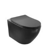 Konzolna šolja COPEN TORNADO sa duroplast soft close wc daskom mat crna