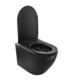 Konzolna šolja COPEN TORNADO sa duroplast soft close wc daskom mat crna - Image 3