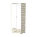 CAPRI 2K 1F Plakar ormar capri white 76x53x204,5 cm
