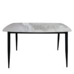 VNGZ-155 Trpezarijski sto crni nogari 140x80 cm