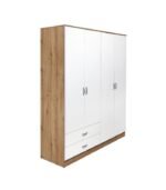 LEO 4K Ormar artisan bijeli 160x52x197cm