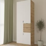 MONT 3V2F Ormar artisan white 79x55x207 cm