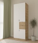 MONT 3V2F Ormar artisan white 79x55x207 cm