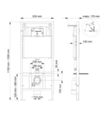 Ugradni vodokotlić VISAM DUO FIX - Image 2