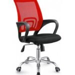 Kancelarijska stolica crno crvena VNGZ-089