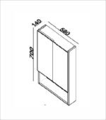 Ogledalo LINEART NOVA 600 cadiz - Image 3