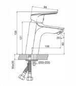 Baterija za lavabo MINOTTI PRIMA - Image 2
