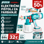 Aku.pistolj za farbanje TSGLI2004 bez baterije Total
