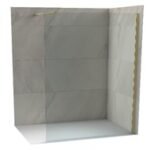 Walk-in Copen Monte C-02-S140BG 140x200,gold 8mm