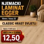 Laminat Classic 10/32 Hrast Svijetli Egger